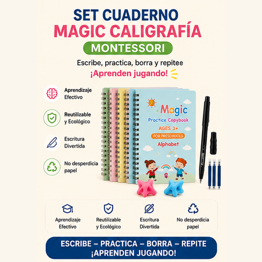 MagicTrazo™ | Set de Caligrafía y Aprendizaje