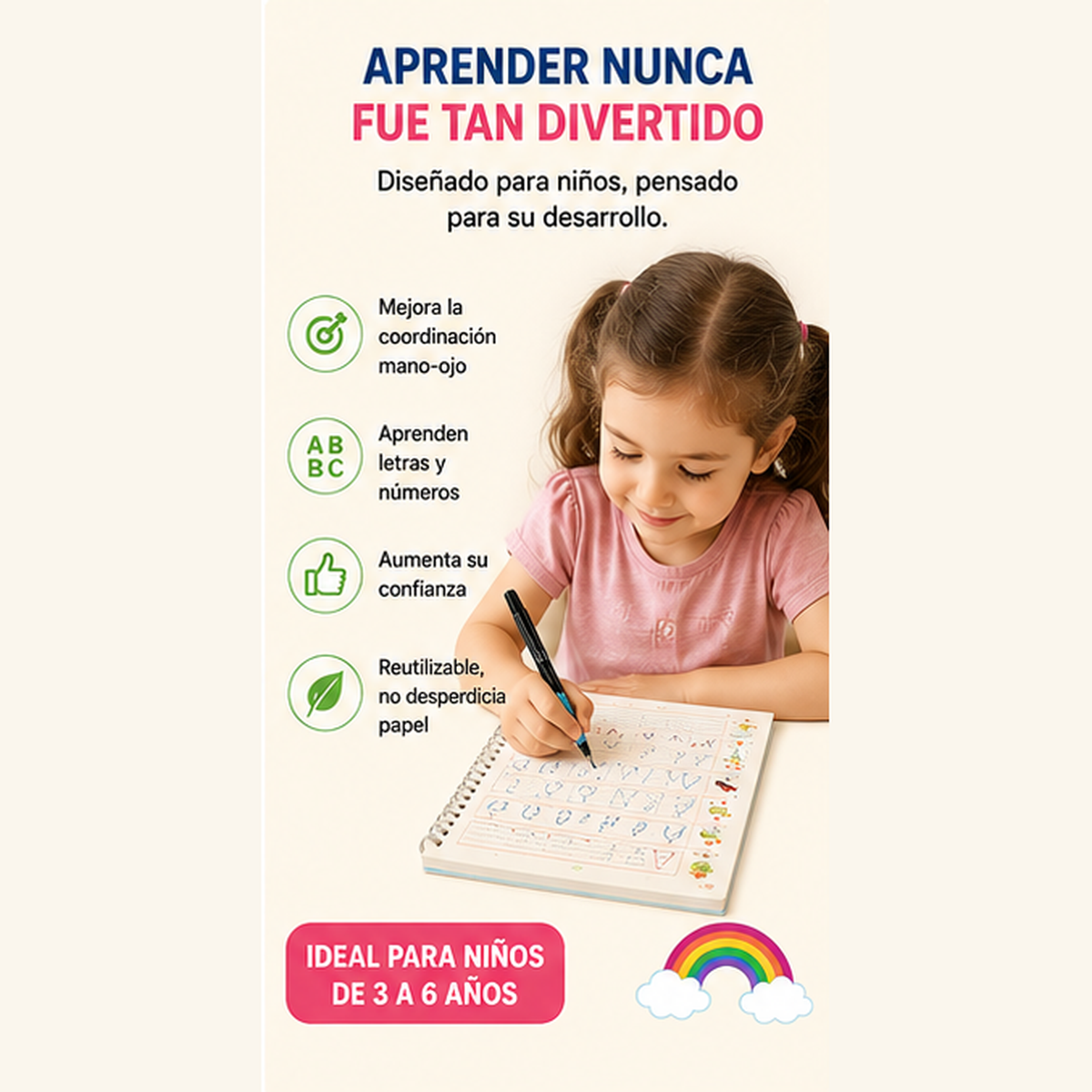 MagicTrazo™ | Set de Caligrafía y Aprendizaje