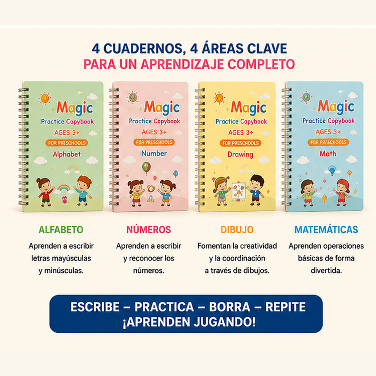 MagicTrazo™ | Set de Caligrafía y Aprendizaje